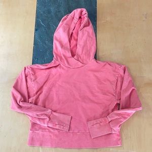 Semi-Cropped Hooded Sweatshirt